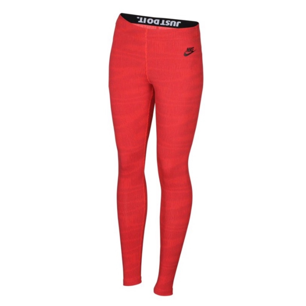 Nike Red Leg a See Leggings